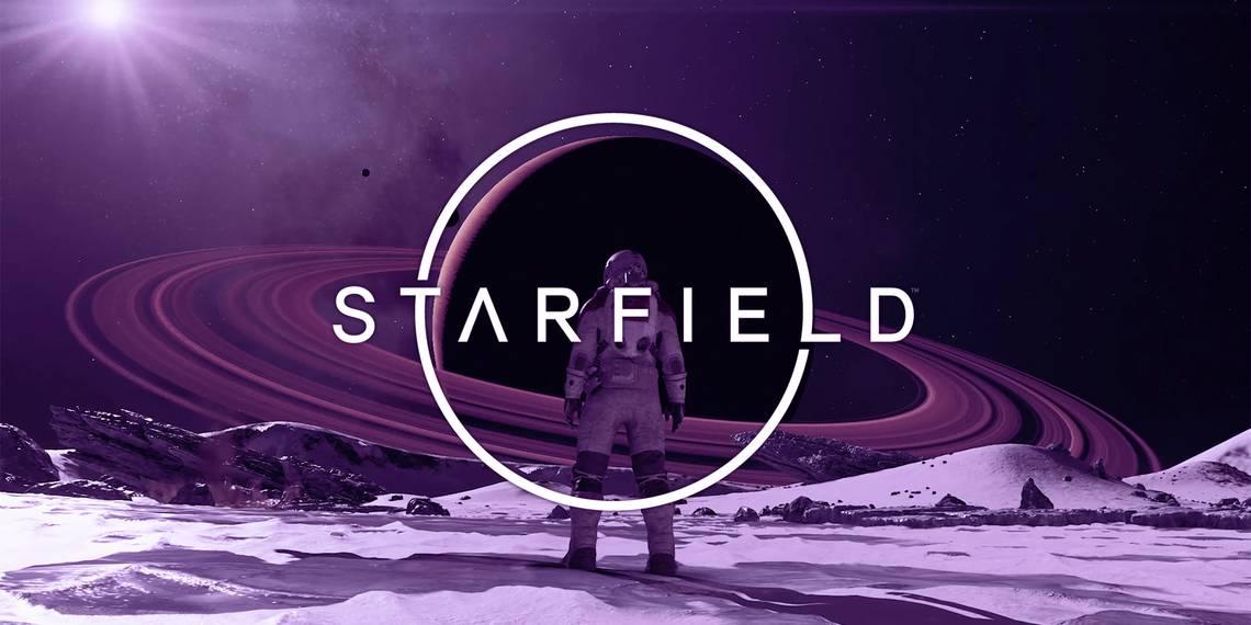 "Jugador de Starfield descubre planeta morado."