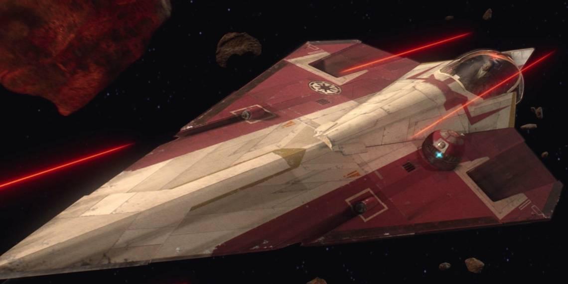 "Una nave de Starfield recrea la Jedi Starfighter de Obi-Wan de Star Wars."