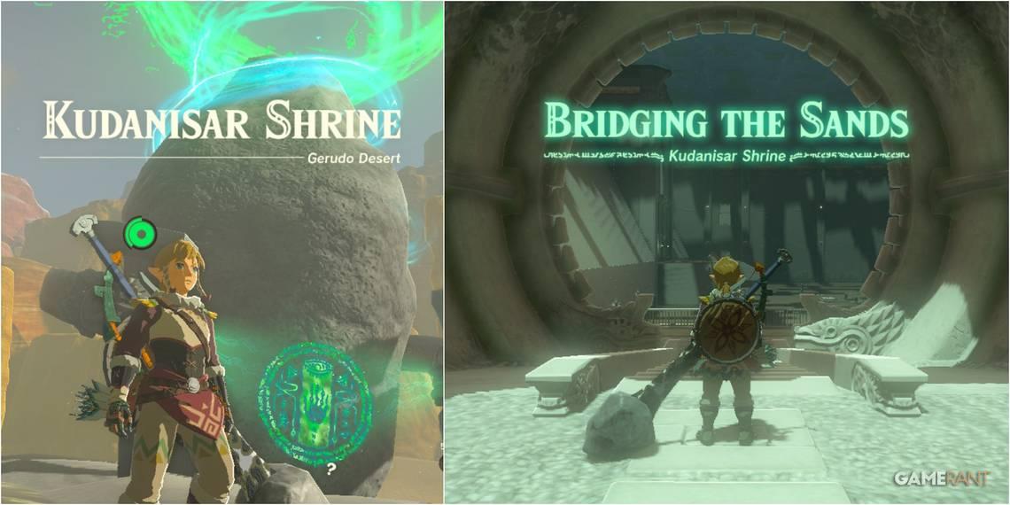 Zelda: TotK - Guía para el Santuario Kudanisar (Bridging the Sands)
